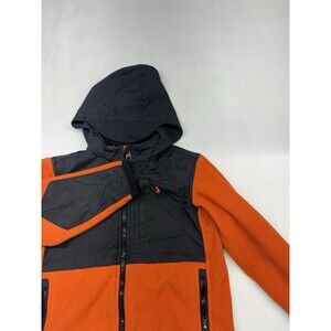 Polo Ralph Lauren Orange Full Zip Hooded Fleece Jacket Boys 5 Little Pony